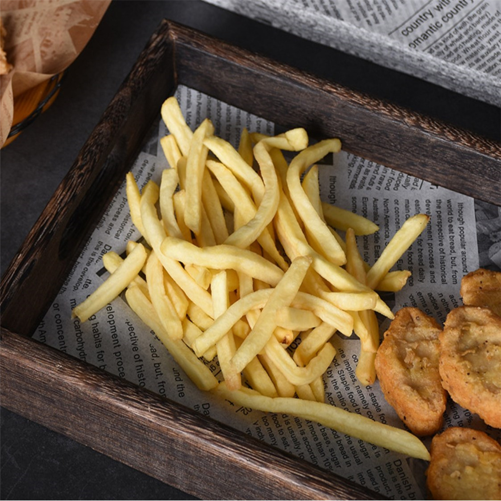 Food Packaging Customizable Wrapping Paper Customized Wax Burger Holders